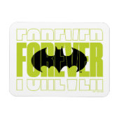 Forever Batman Typografie Symbool Grafisch Magneet (Horizontaal)
