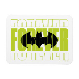 Forever Batman Typografie Symbool Grafisch Magneet