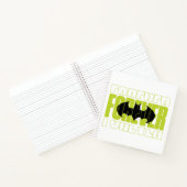 Forever Batman Typografie Symbool Grafisch Notitieboek (Binnen)