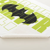 Forever Batman Typografie Symbool Grafisch Sherpa Deken (3/4)