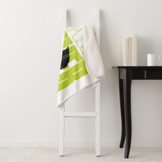 Forever Batman Typografie Symbool Grafisch Sherpa Deken (In situ)