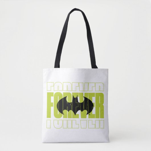 Forever Batman Typografie Symbool Grafisch Tote Bag (Voorkant)