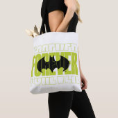 Forever Batman Typografie Symbool Grafisch Tote Bag (Dichtbij)
