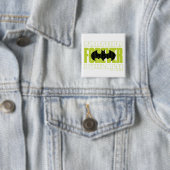 Forever Batman Typografie Symbool Grafisch Vierkante Button 5,1 Cm (In situ)