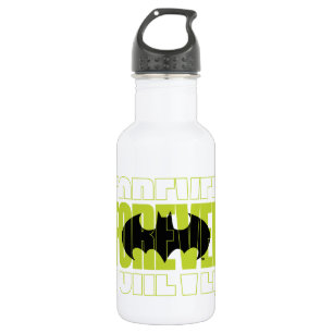 Forever Batman Typografie Symbool Grafisch Waterfles