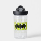 Forever Batman Typografie Symbool Grafisch Waterfles (Voorkant)