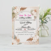 Forever Begins Here – Back of Invitation Design Kaart (Staand voorkant)