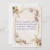 Forever Begins Here – Back of Invitation Design Kaart (Achterkant)