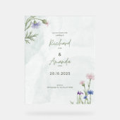 Forever Begins Here: Elegante bruiloft Posters (Voorkant)
