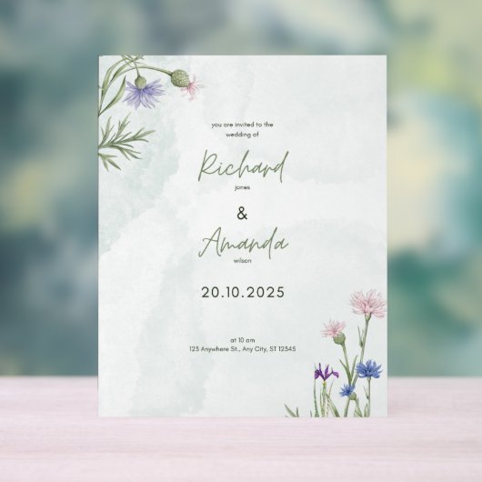 Forever Begins Here: Elegante bruiloft Posters (Neutraal)