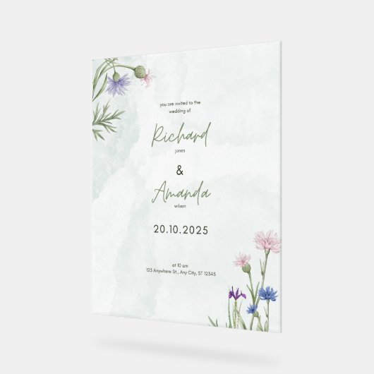 Forever Begins Here: Elegante bruiloft Posters (Hoek)