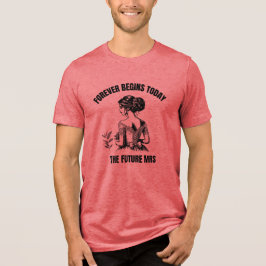 Forever Begins Today Bruids SVG - De Toekomstige M Tri-Blend Shirt