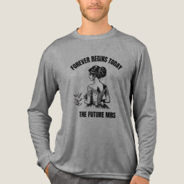 Forever Begins Today Bruids SVG - De Toekomstige M Tri-Blend Shirt