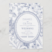 Forever Begins Today Wedding Invitation  Kaart (Voorkant / Achterkant)