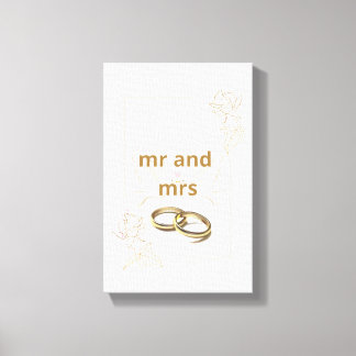 Forever Begins Today - Wedding Wall Art Canvas Afdruk