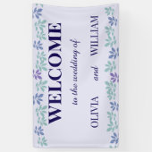 Forever Begint Hier: Een bruiloft Spandoek (Verticaal)