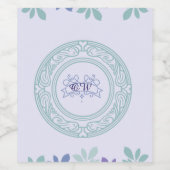 Forever Begint Hier: Een bruiloft Wijn Etiket (Enkel label)