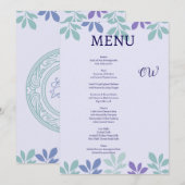 Forever Begint Hier: Een Trouwmenu Kaart (Voorkant / Achterkant)