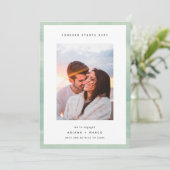 Forever begint hier | Foto-Verloving Aankondiging (Staand voorkant)