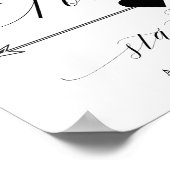 Forever begint hier het Manuscript Directe Teken v Poster (Hoek)