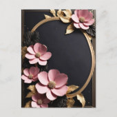 Forever begint hier: prachtige bruiloft uitnodigin briefkaart (Voorkant)