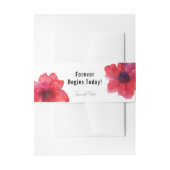 Forever Begint Vandaag Anemone Dreamscape Bruiloft Uitnodigingen Wikkel (Voorkant Voorbeeld)