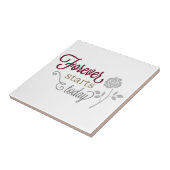 Forever begint vandaag tegeltje (Zijkant)