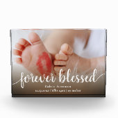 Forever Blessed | Casual scriptfunctie voor de Bab Fotoblokken (Voorkant)