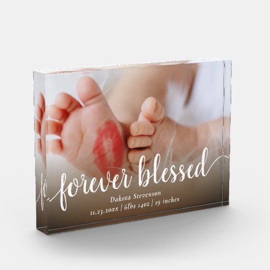 Forever Blessed | Casual scriptfunctie voor de Bab Fotoblokken (Links)