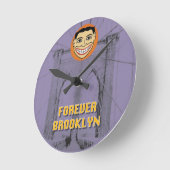 Forever Brooklyn Clock Ronde Klok (Hoek)