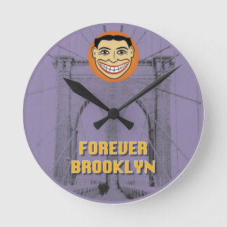 Forever Brooklyn Clock Ronde Klok