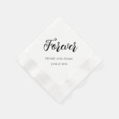Forever bruiloft Reception Cocktail Napkins Servet (Hoek)