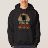 Forever Chasing Sunset Retro Beer Groovy Hoodie (Voorkant)