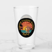 Forever Chasing Zonsondergangen Bigfoot Surfing Be Glas (Voorkant)