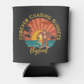 Forever Chasing Zonsondergangen Bigfoot Surfing Zw Blikjeskoeler (Voorkant)