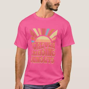 Forever Chasing Zonsondergangen, , Strand, Zomer, T-shirt