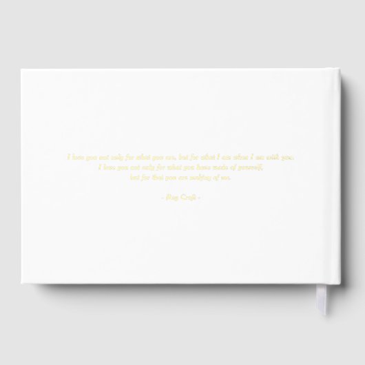 Forever Classic Folie Fotobruiloft gastenboek (Achterkant)