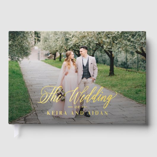 Forever Classic Folie Fotobruiloft gastenboek (Voorkant)