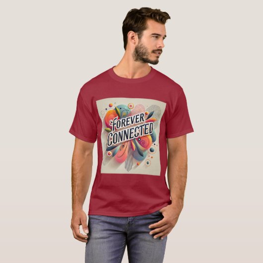 Forever Connected Bond van vriendschap T-shirt (Voorkant volledig)