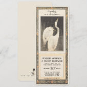 Forever Crane Love - Vintage Wedding Kaart (Voorkant / Achterkant)