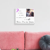 Forever & Day Darling echtgenoot ESP Canvas Afdruk (Insitu (Woonkamer))