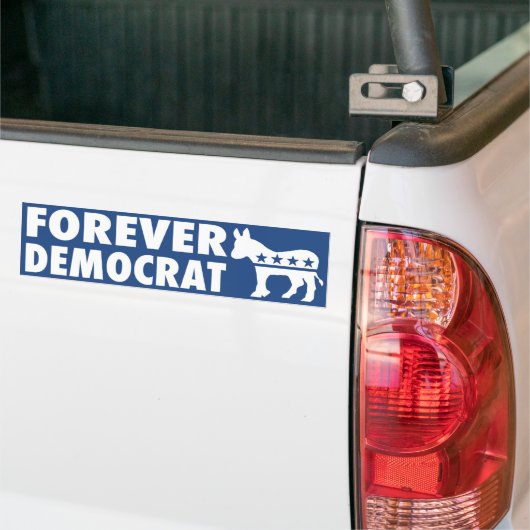 Forever Democraat Bumpersticker (Op Truck)