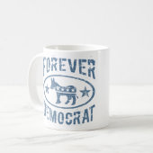 Forever Democraat Koffiemok (Voorkant links)