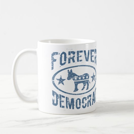 Forever Democraat Koffiemok (Links)