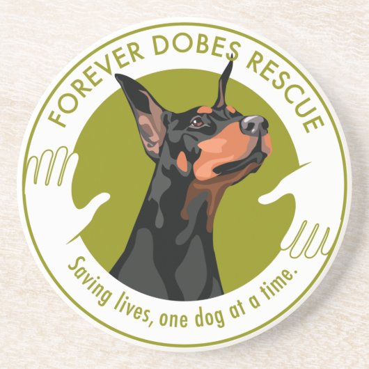 Forever Dobes Logo Onderzetter (Voorkant)