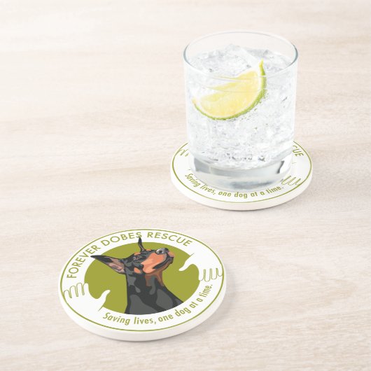 Forever Dobes Logo Onderzetter (Zijkant)