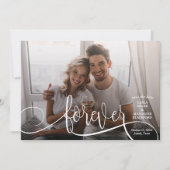 FOREVER Elegant Photo Wedding Save the Date (Voorkant)