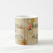 Forever en Altijd bloemen  Koffiemok (Center)