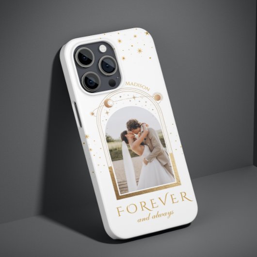 FOREVER EN ALTIJD Wedding Magenta Celestial Foto Case-Mate iPhone Case