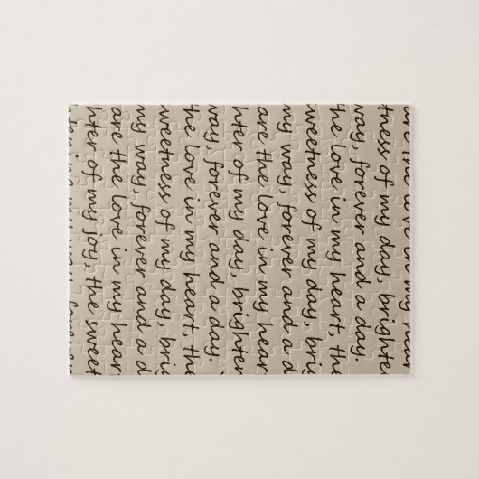 Forever en een daggedicht legpuzzel (Horizontaal)